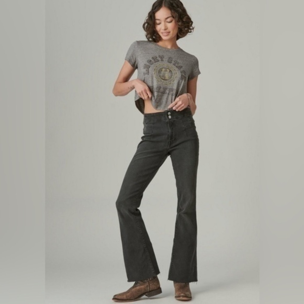 NWT Lucky brand Stevie High Rise Flare Jeans